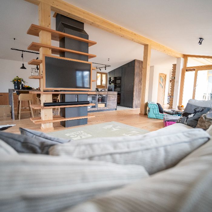 Ferienwohnung Chasa Bao: Neue Luxus Dach-Whg Sent FEWOlution