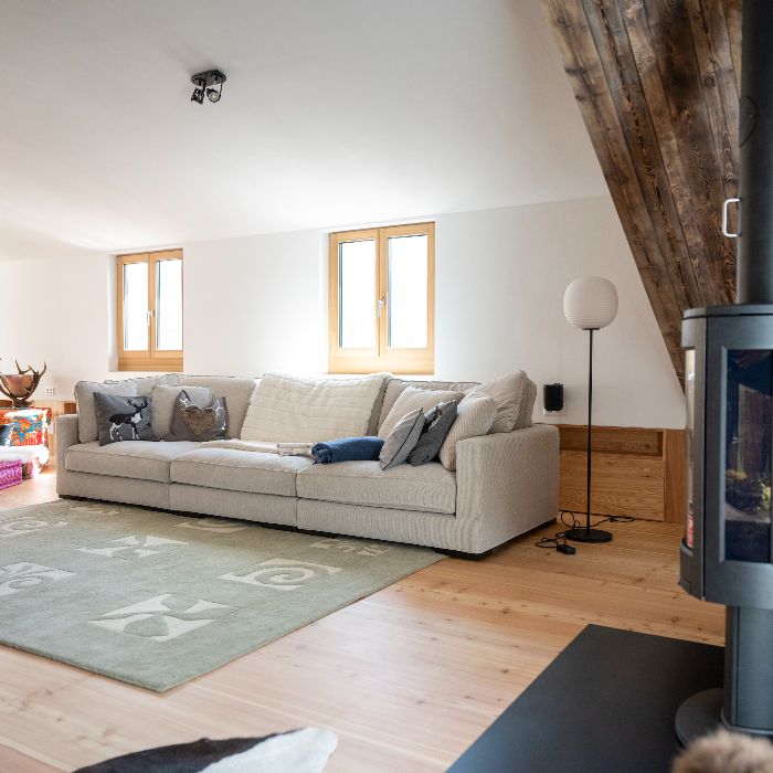 Ferienwohnung Chasa Bao: Neue Luxus Dach-Whg Sent FEWOlution