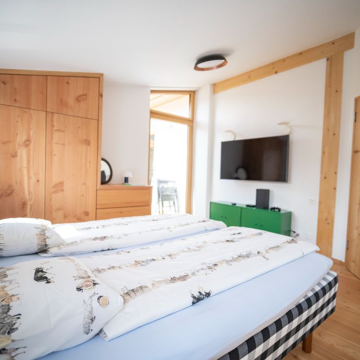 Ferienwohnung Chasa Bao: Neue Luxus Dach-Whg Sent FEWOlution