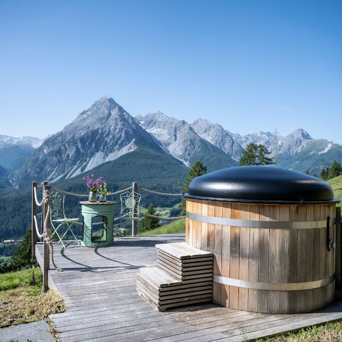 Ferienwohnung Bergchalet Flöna Scuol FEWOlution
