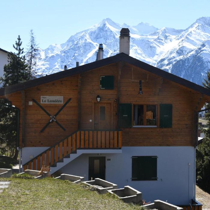 FEWOlution Ferienwohnung Chalet La Lumiere Grächen