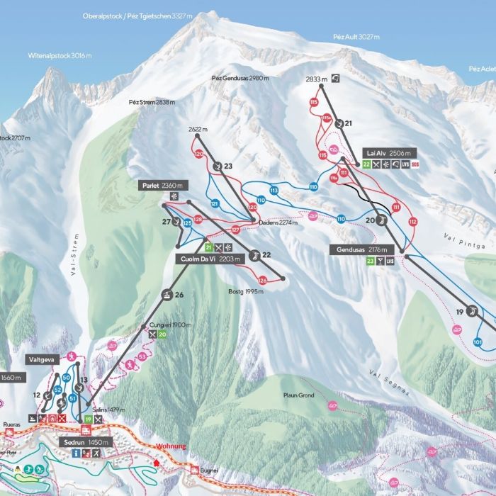 Ferienwohnung Casa Tresch Sedrun Sedrun FEWOlution