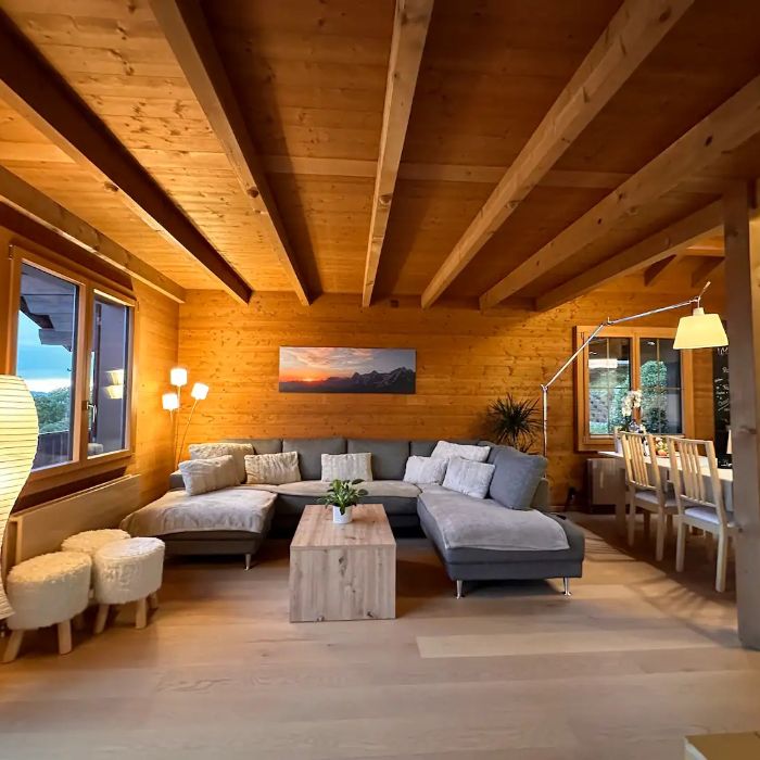 FEWOlution Ferienwohnung Chalet swisslakeview Tschingel ob Gunten