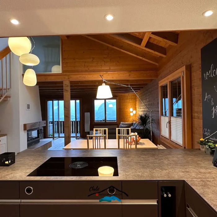 FEWOlution Ferienwohnung Chalet swisslakeview Tschingel ob Gunten