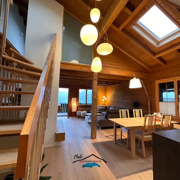 FEWOlution Ferienwohnung Chalet swisslakeview Tschingel ob Gunten