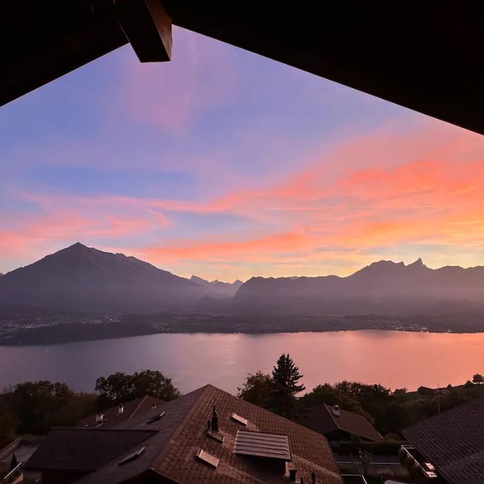 FEWOlution Ferienwohnung Chalet swisslakeview Tschingel ob Gunten