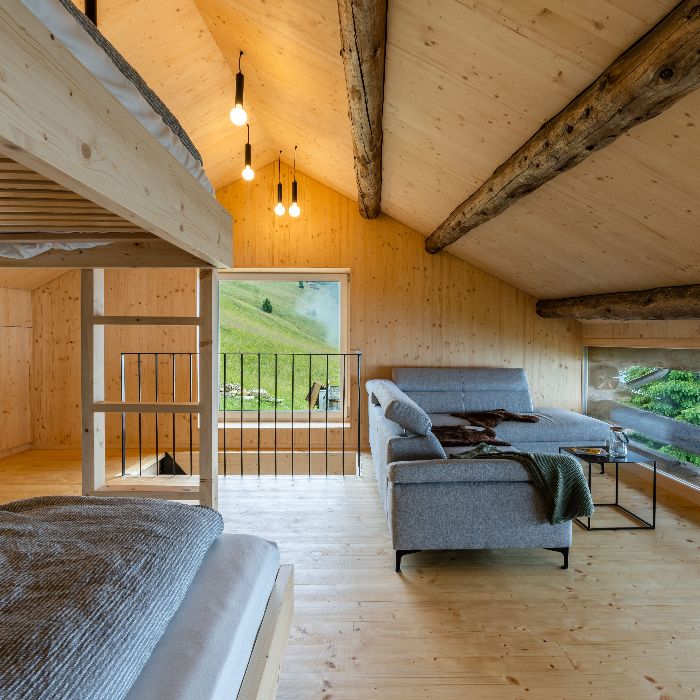 Ferienwohnung Eco Alpine Chalet mit HotPot Untervaz FEWOlution