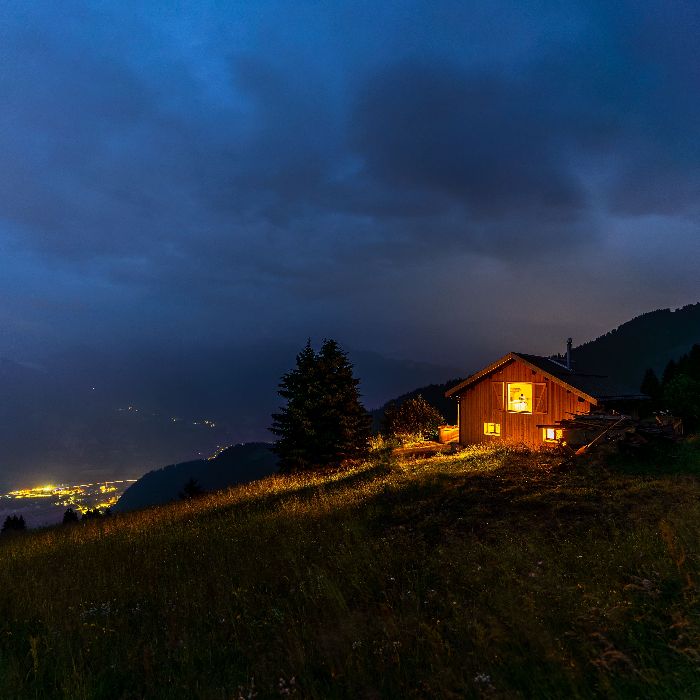 Ferienwohnung Eco Alpine Chalet mit HotPot Untervaz FEWOlution